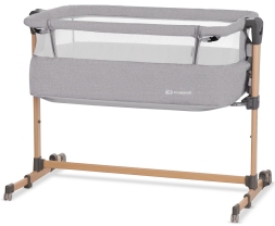 Kinderkraft łóżeczko dostawne Neste AIR Grey Wood