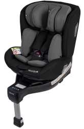 BabySafe fotelok samochodowy 0-18 kg Westie obrotowy 360 Czarno-Szary