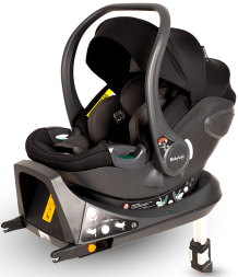 BabySafe York Fix i-size fotelik samochodowy + baza 0-13 kg czarno-szary